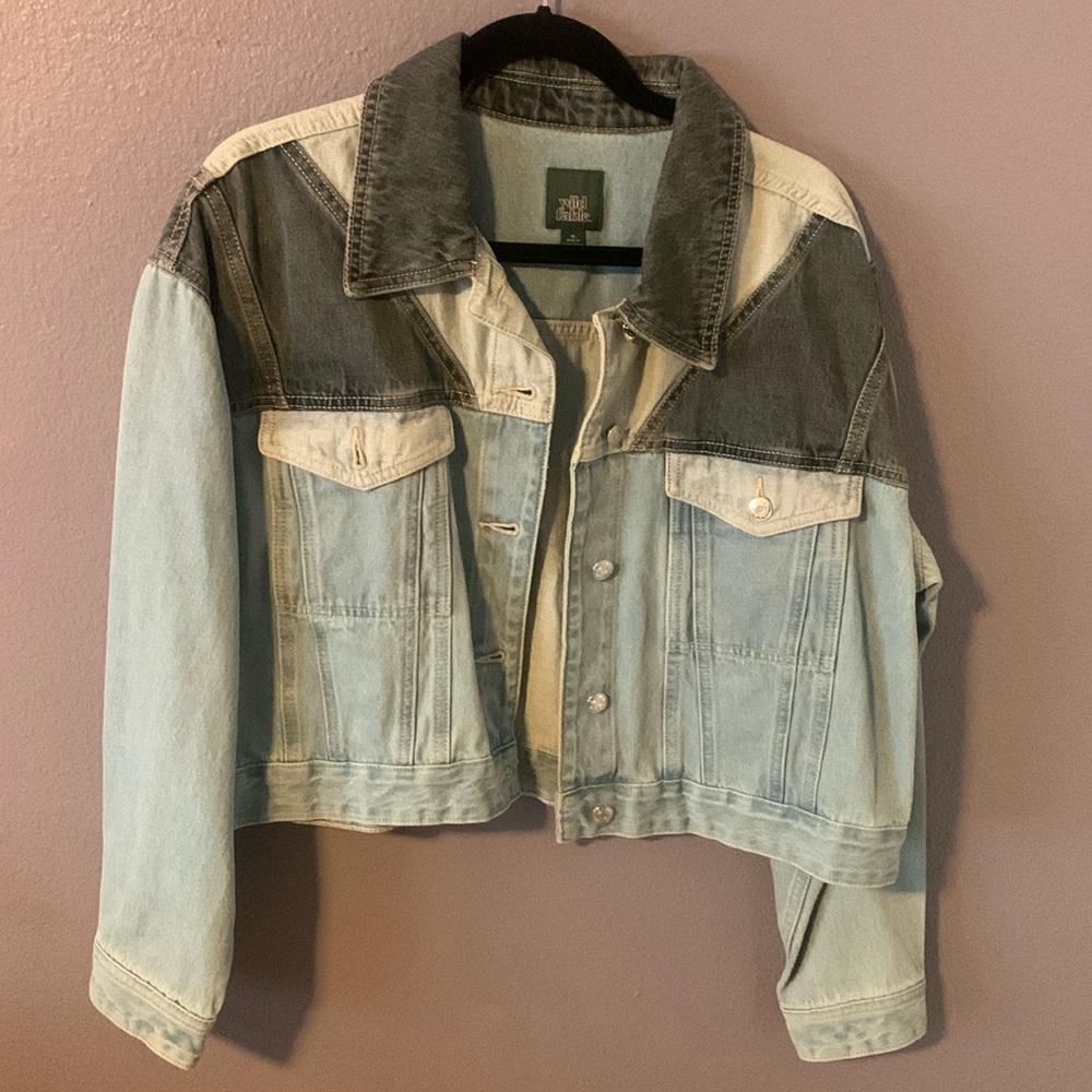 Wild Fable Cropped Denim Jacket